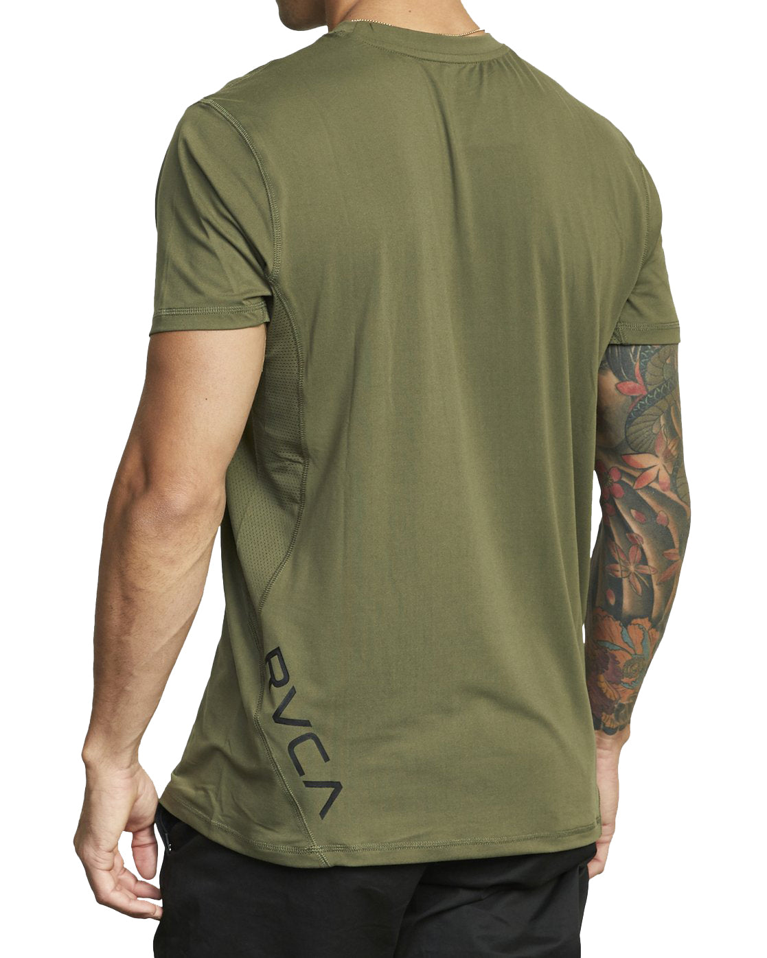 RVCA Sport Vent SS Tee OLV-Olive M