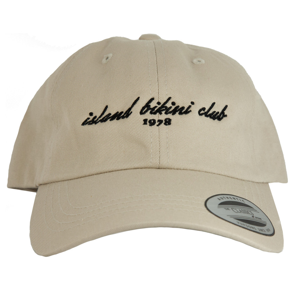 Island Water Sports Bikini Club Members Hat Stone-Black OS