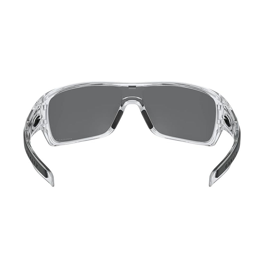 Oakley Turbine Rotor Polarized Sunglasses PolishedClear PrizmBlack Square