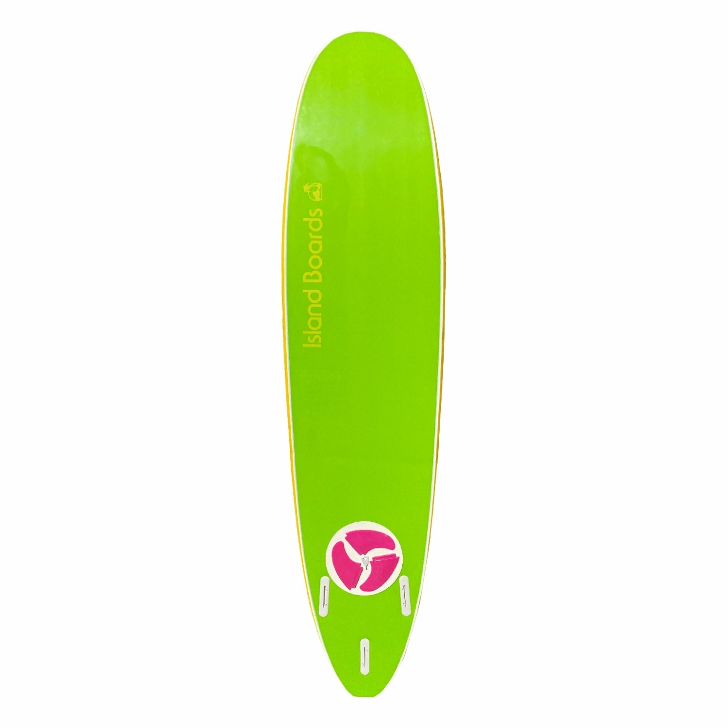 Island Water Sports Classic Softtop Surfboard Yellow 8ft0in