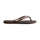 Havaianas Slim Womens Sandal 5964-Dark Brown Metallic 11