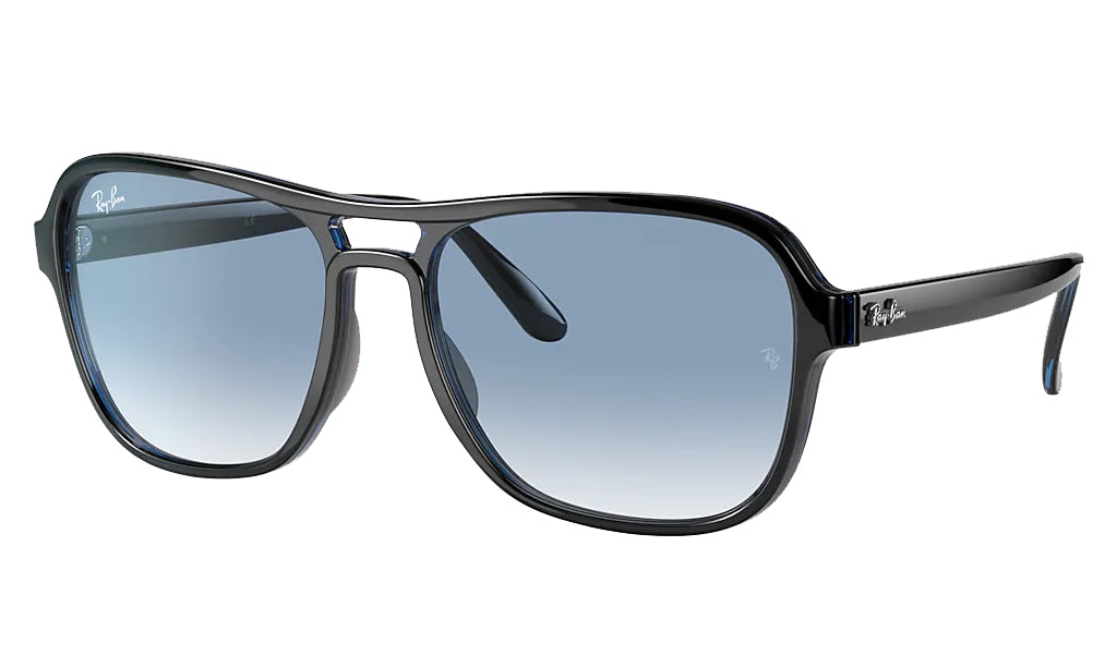 Ray Ban State Side Sunglasses BlackTransparentBlueBlack ClearGradientBlue
