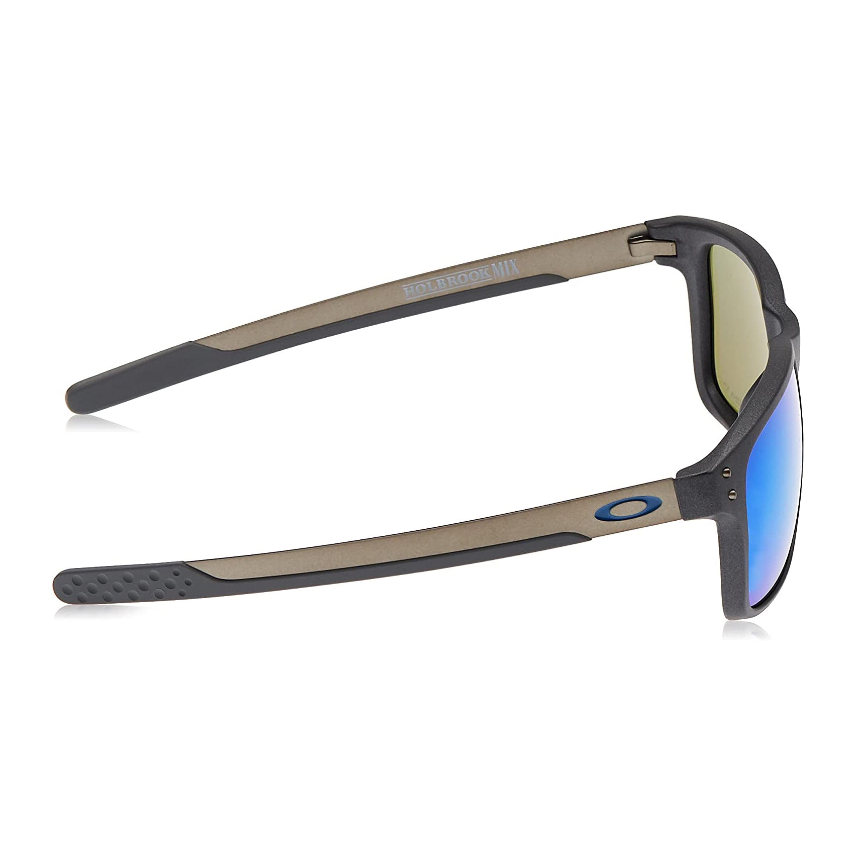 Oakley Holbrook Mix Polarized Sunglasses Steel PrizmSapphire Square