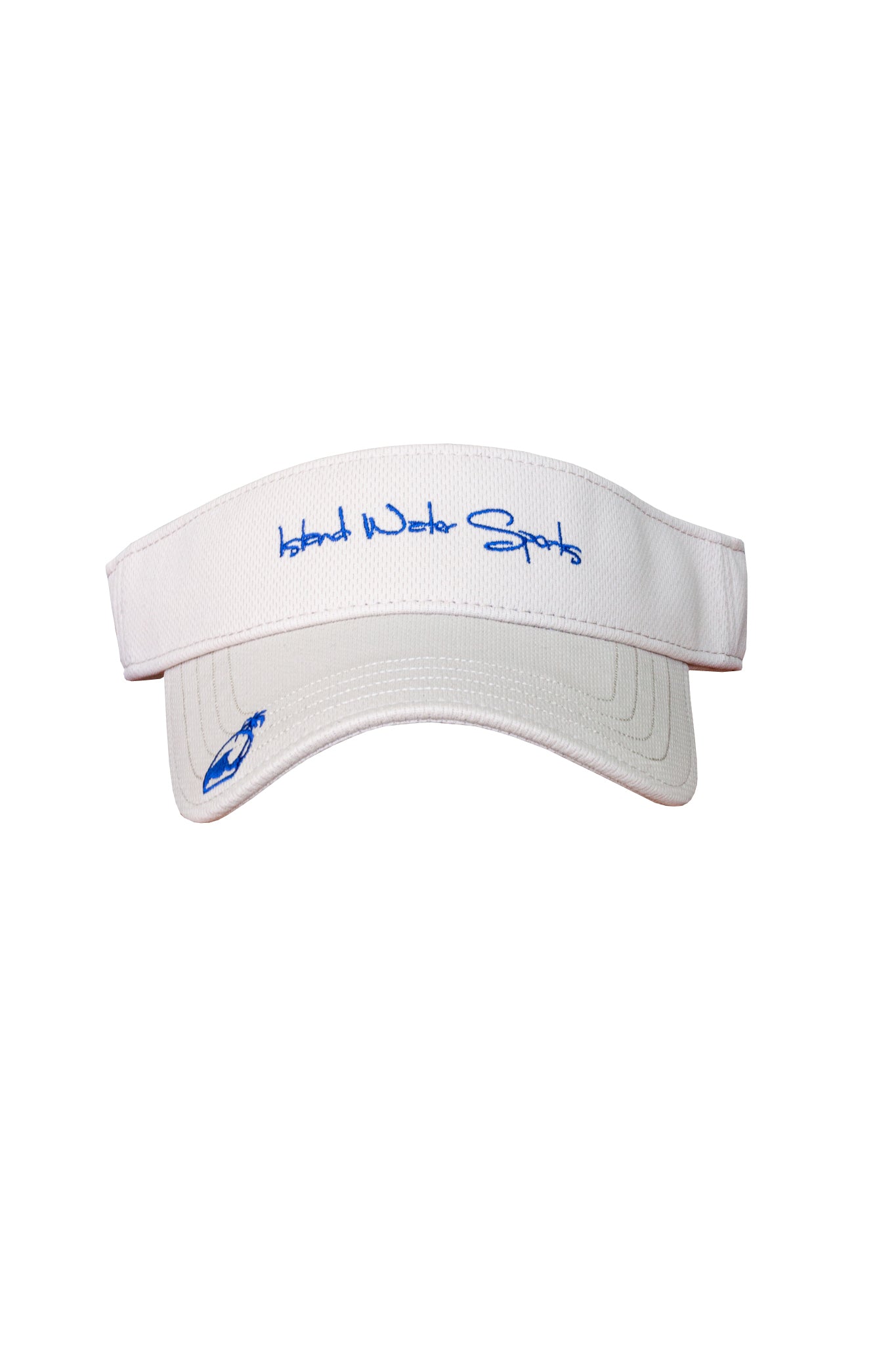 Island Water Sports Classic Script Visor Stone OS