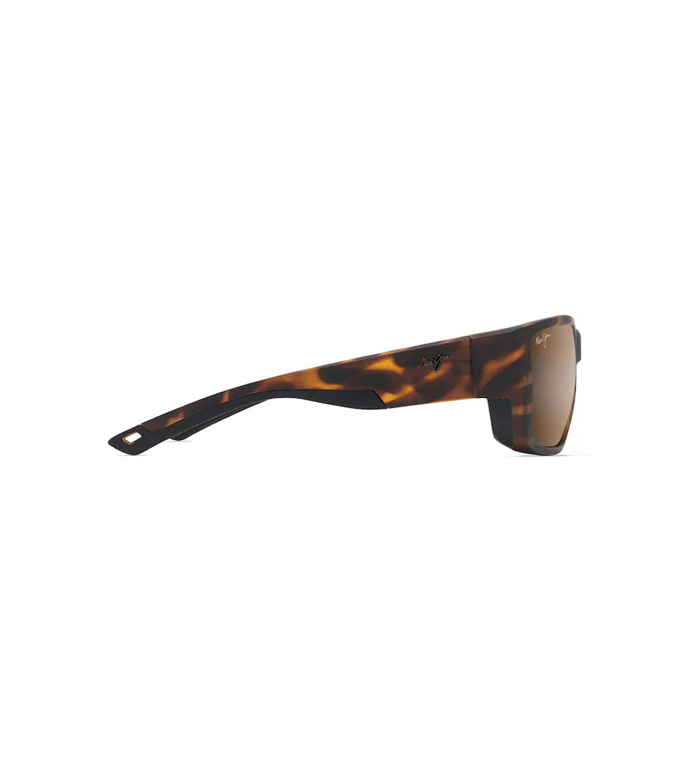 Maui Jim Amberjack Polarized Sunglasses MatteTortw/blk HCL