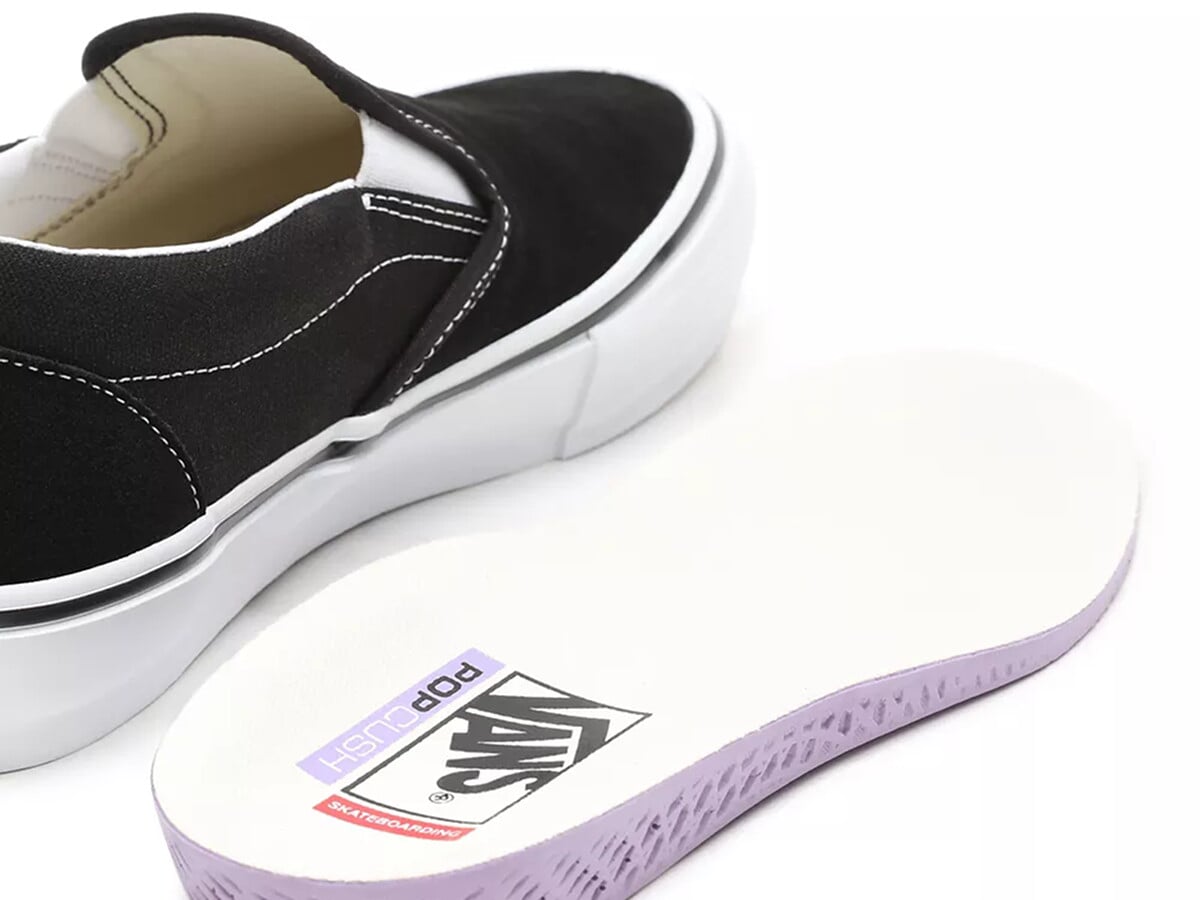 Vans Skate Slip-On BLK/WHT 12