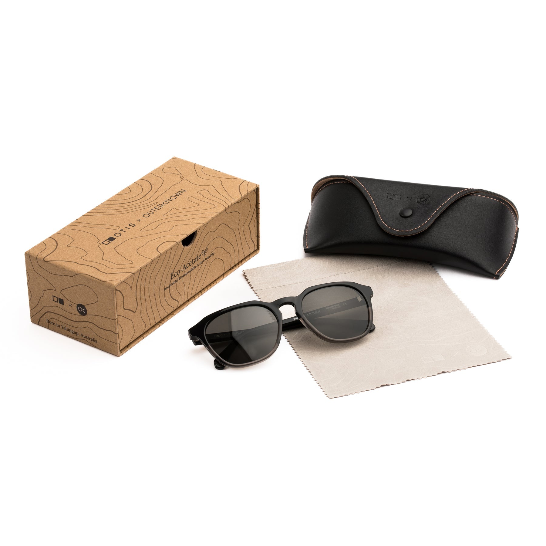 Otis Divide X Polarized Sunglasses EcoNightDivide NeutralGray