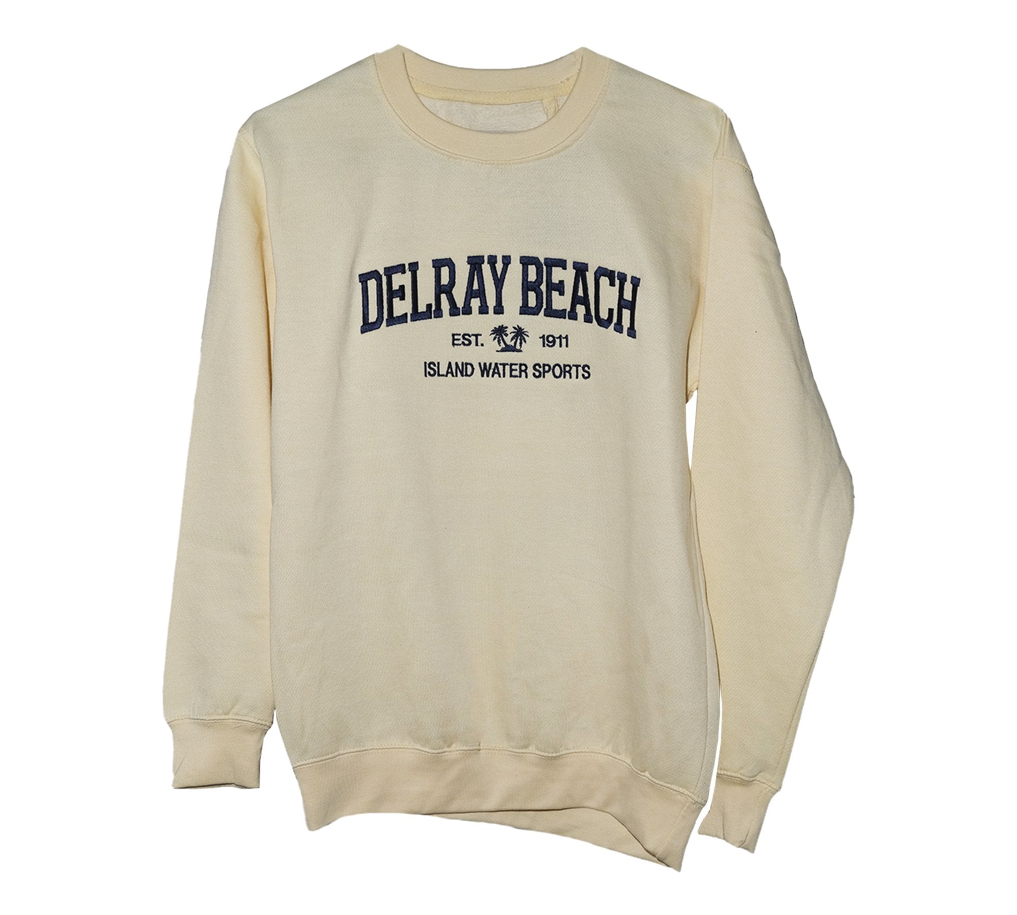 IWS Delray Beach Cotton Crewneck Banana S