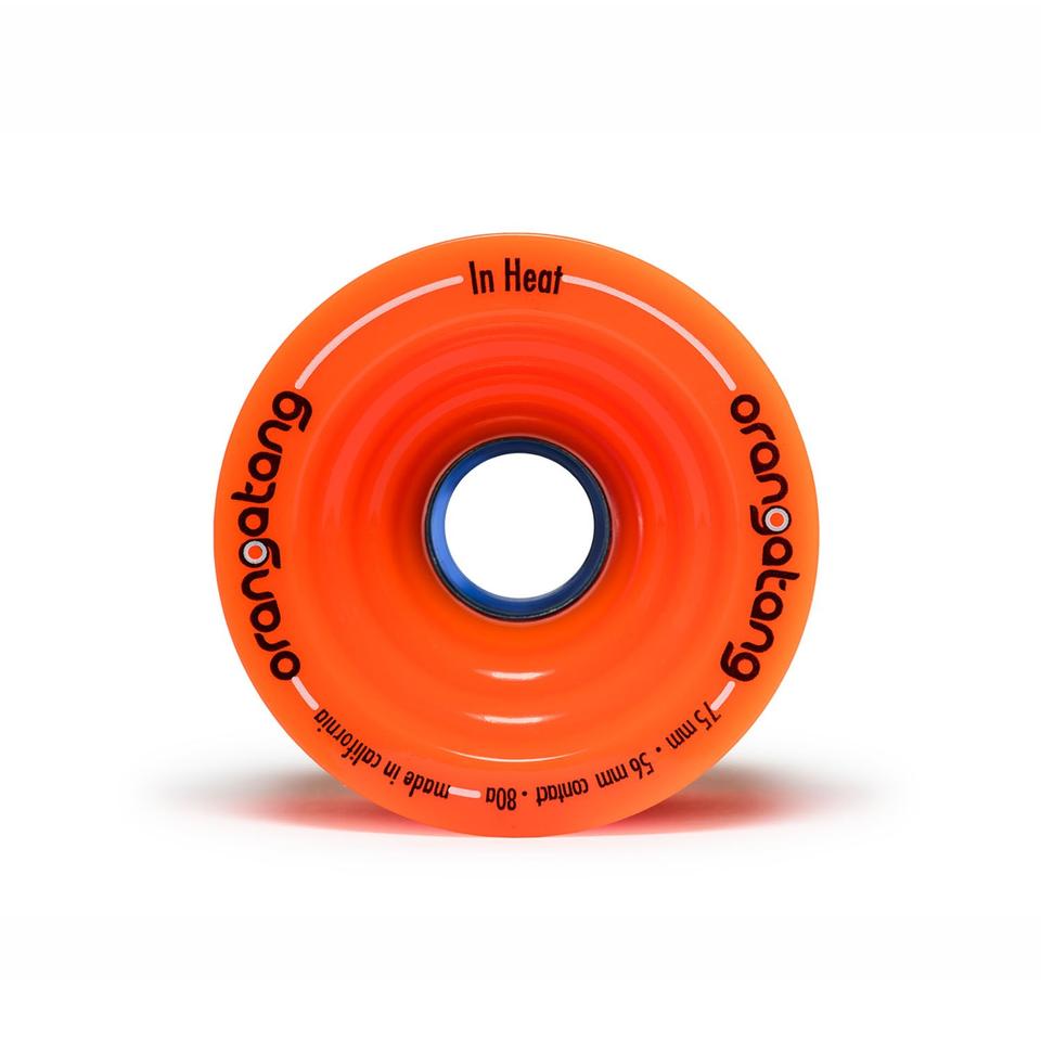 Orangatang In Heat Orange 75mm 80a