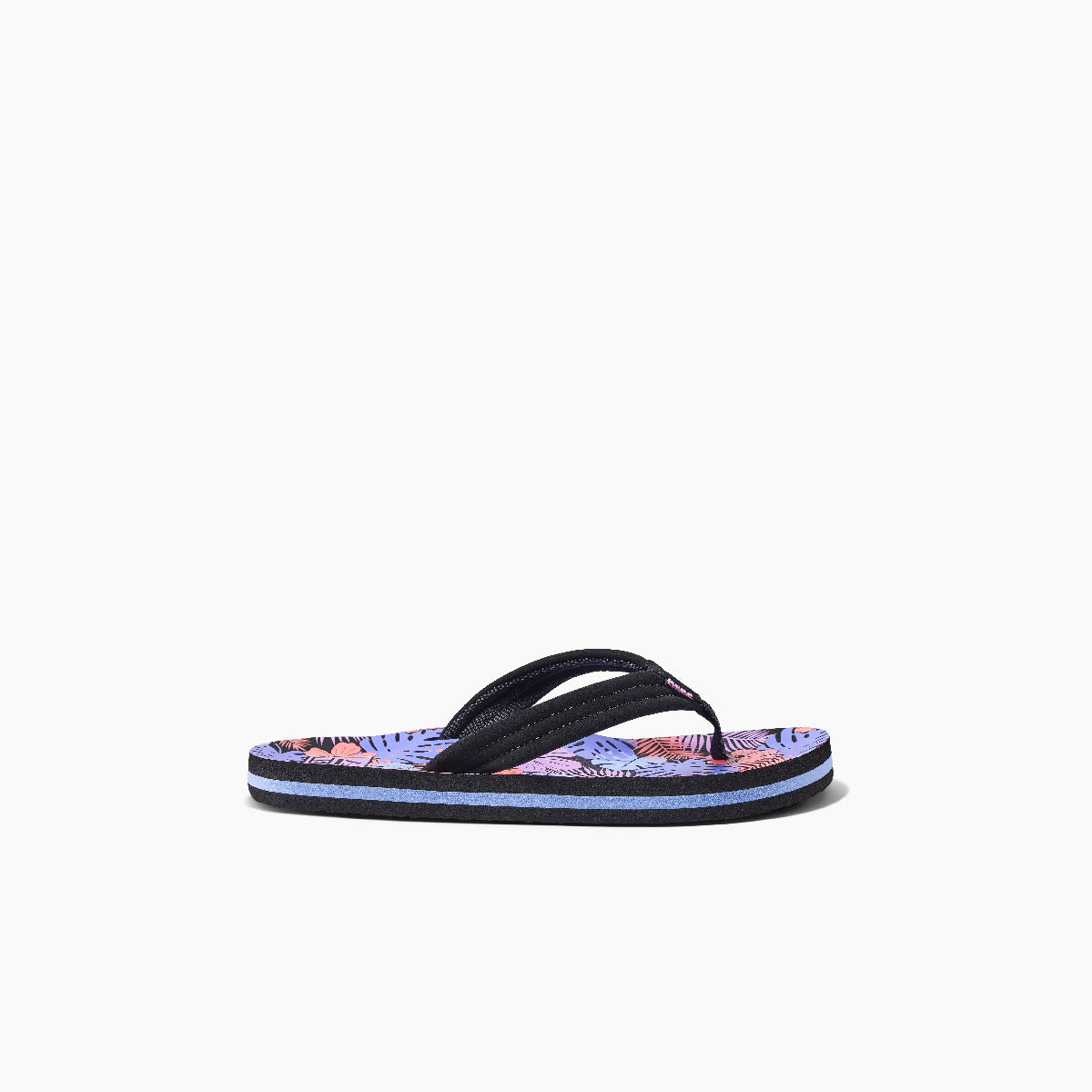 Reef Ahi Girls Sandal Purple Fronds 3 Y