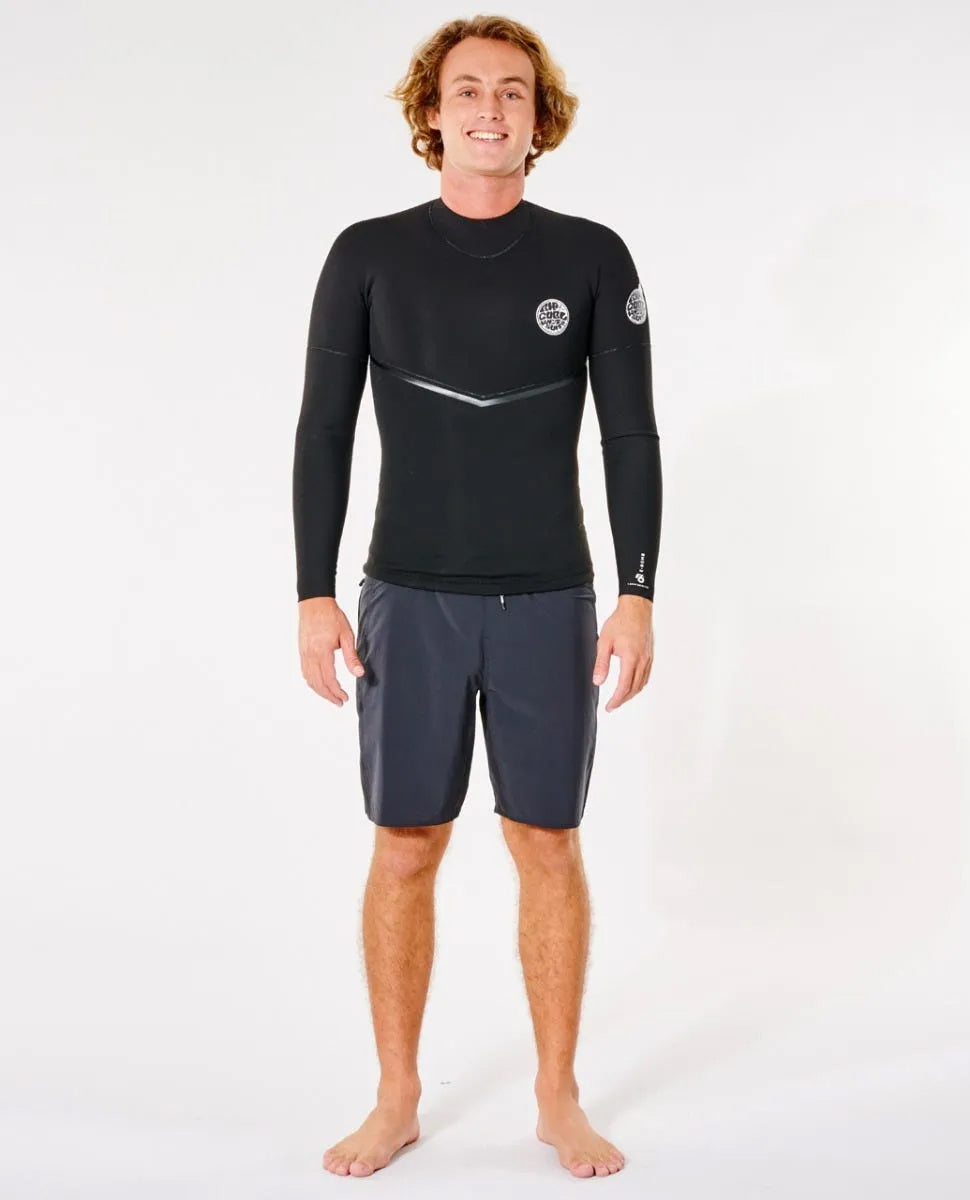 Rip Curl E-Bomb 1.5mm LS GB Wetsuit Jacket 0090-Black XXL