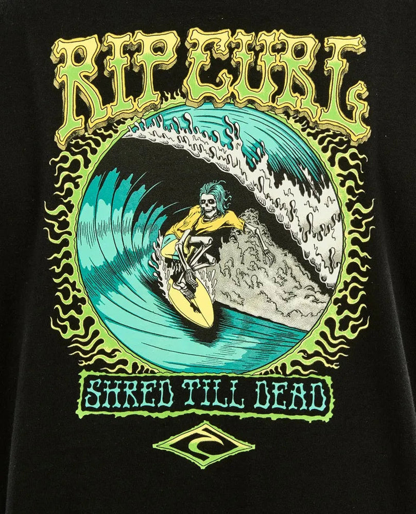 Rip Curl Shred Till Dead LS Tee 0090-Black L