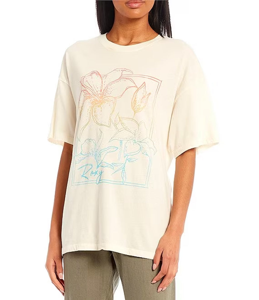 Linear Floral XBFC Tee WBK0 S
