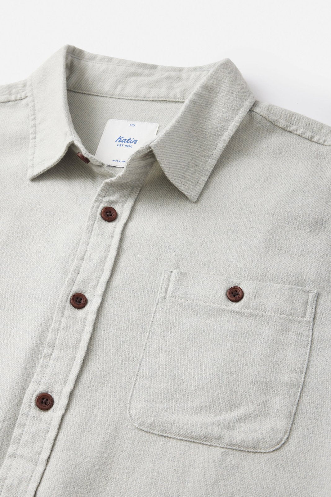 Katin Twiller Flannel Shirt VWHT M