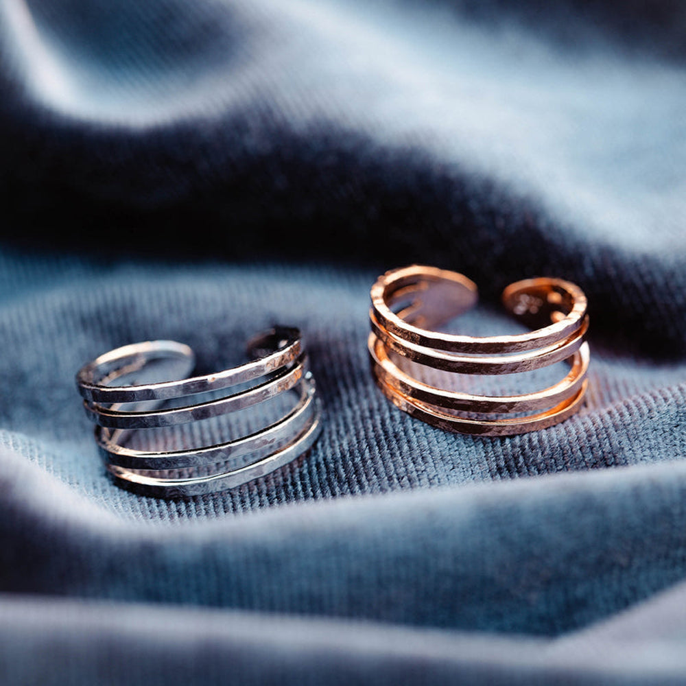 Puravida Pacifica Ring Silver 6