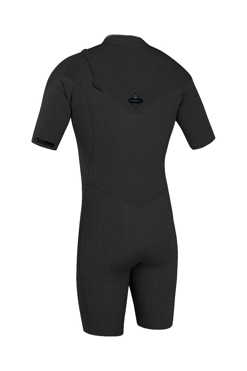 O Neill Hyperfreak Comp-X 2mm Zipless Springsuit A00-Black-Black M