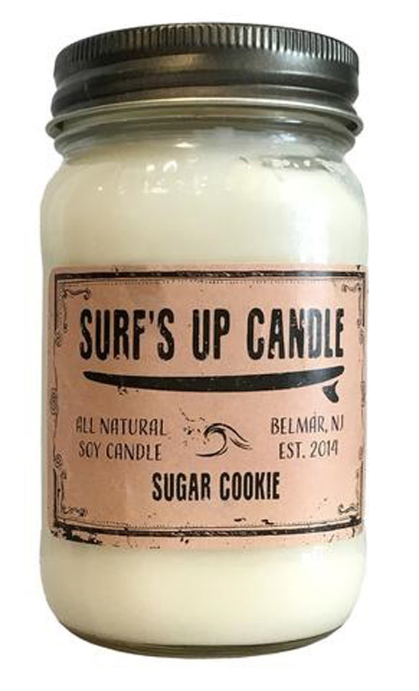 Surf's Up Mason Jar Candle Sugar Cookie 16oz