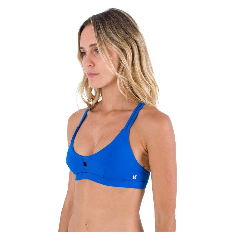 Hurley Max Solid Solid Scoop Top STNG XS