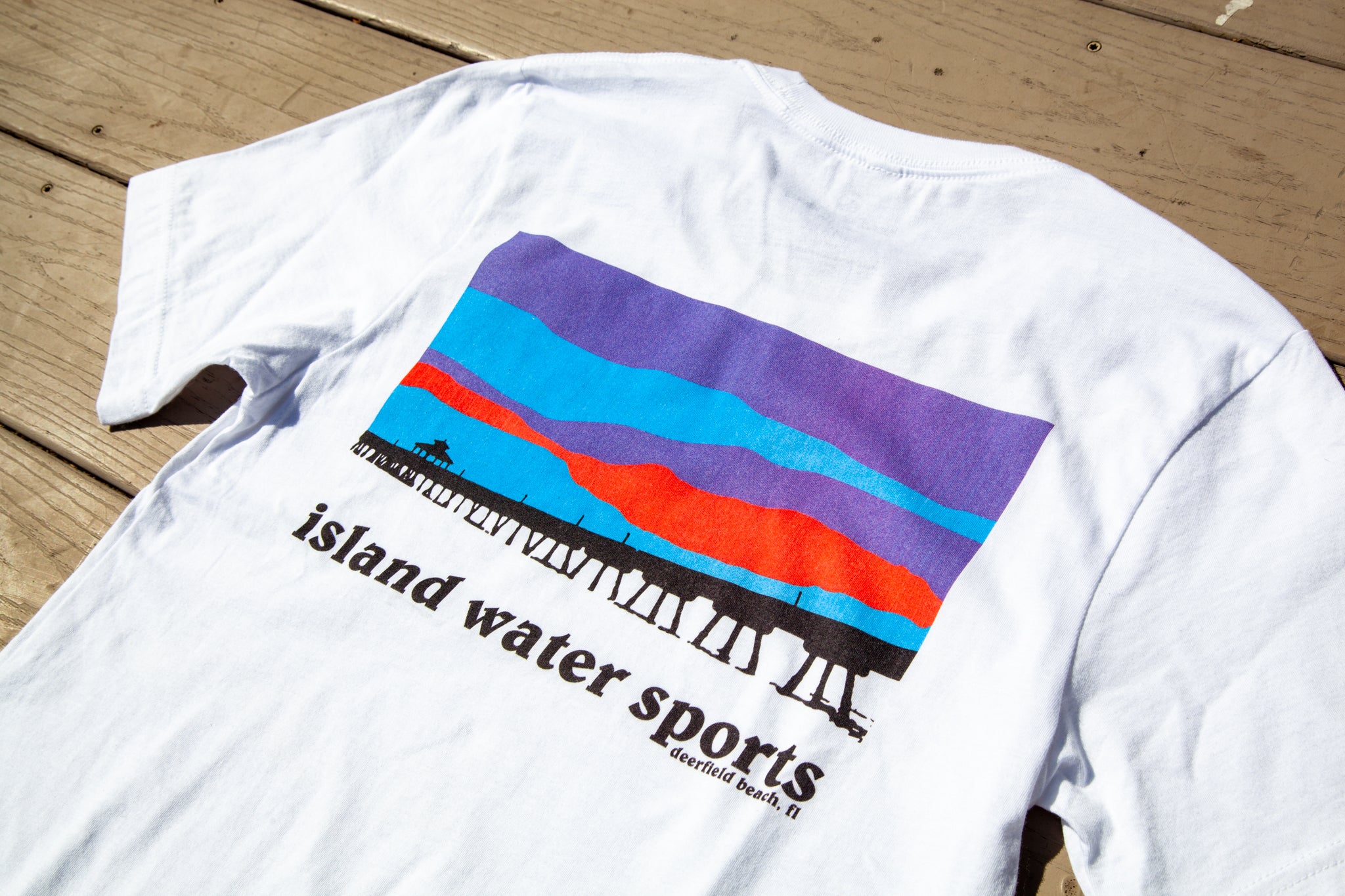 Island Water Sports Pier-6 S/S Tee White XXXL