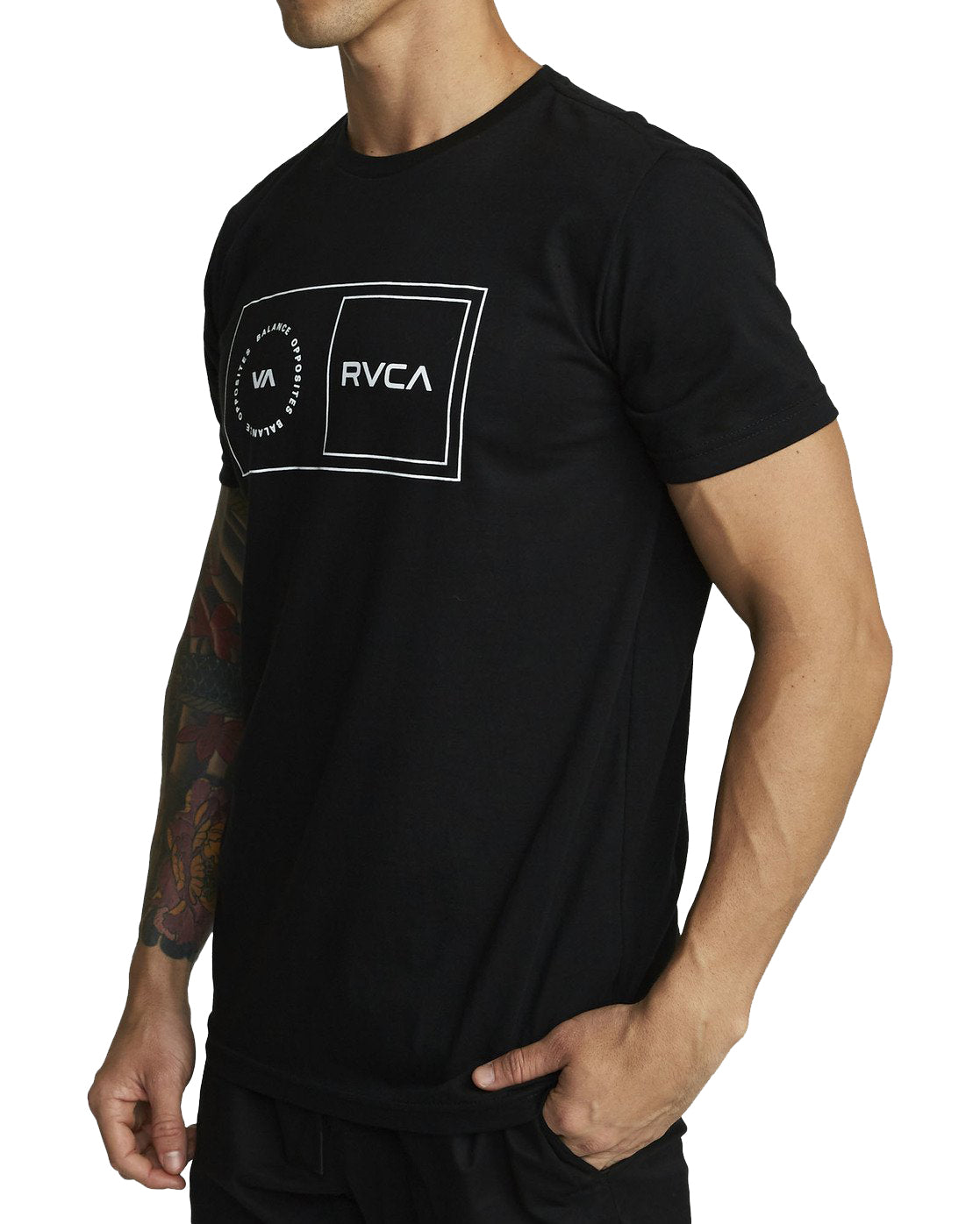 RVCA Sport Balance Box Tee BLK L