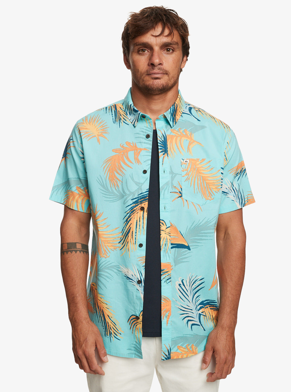 Quiksilver Tropical Gultch SS Shirt BGD6 M