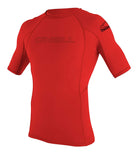 O'Neill Youth Basic Skins S/S  Performance fit UPF 50 Red 12