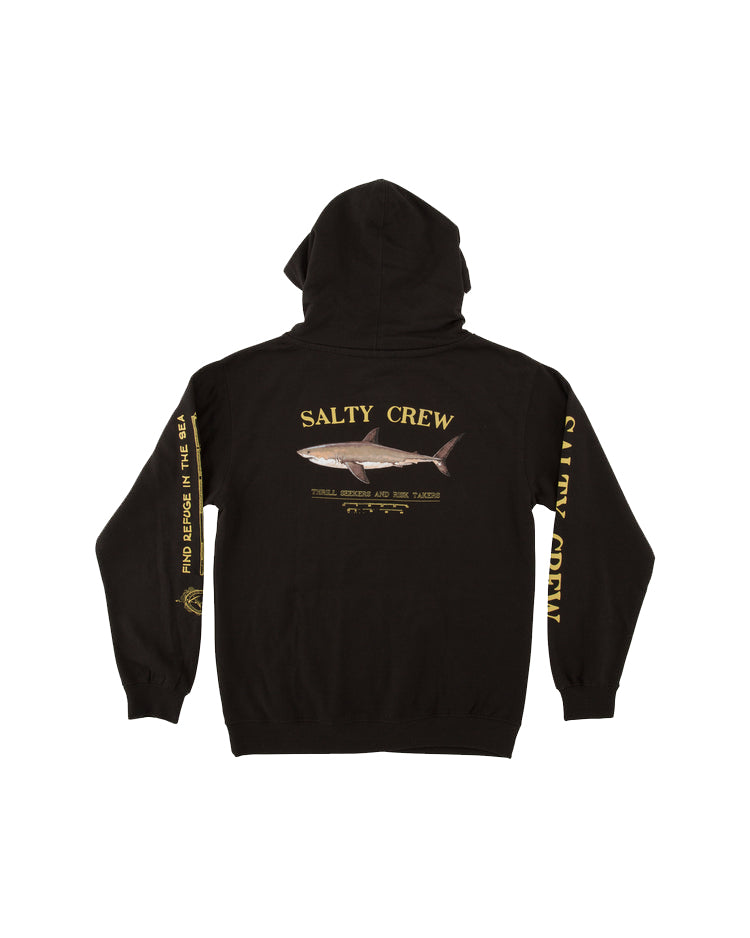 Salty Crew Bruce Boys Hood Fleece Black M