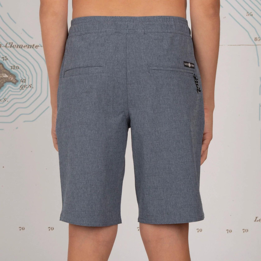 Salty Crew Boys Drifter 2 Hybrid Elastic Shorts Navy M