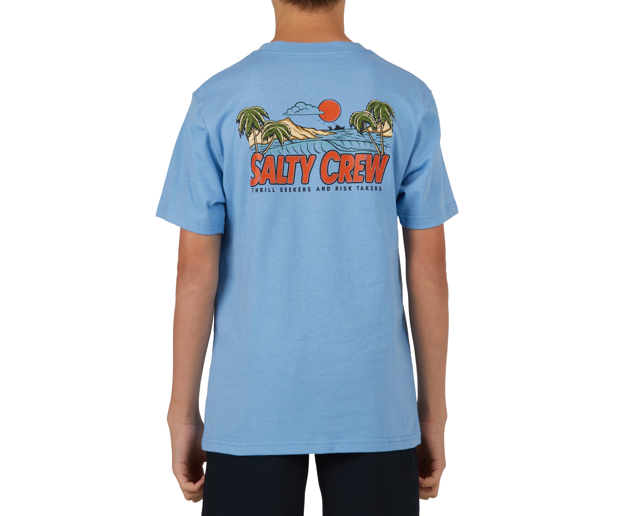 SALTY CREW TROPICALI BOYS S/S TEE Marine Blue XL