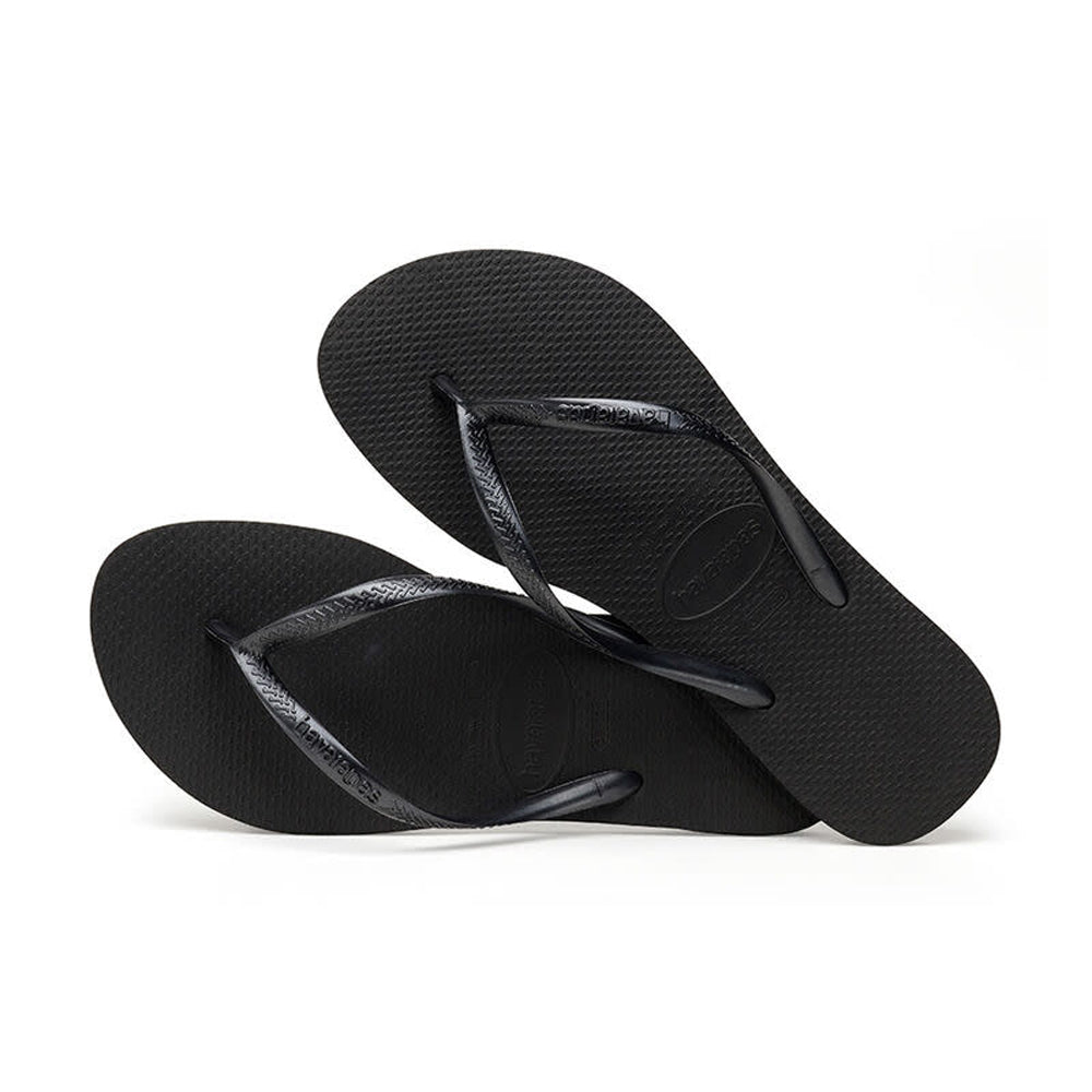 Havaianas Slim Womens Sandal 0090-Black 9