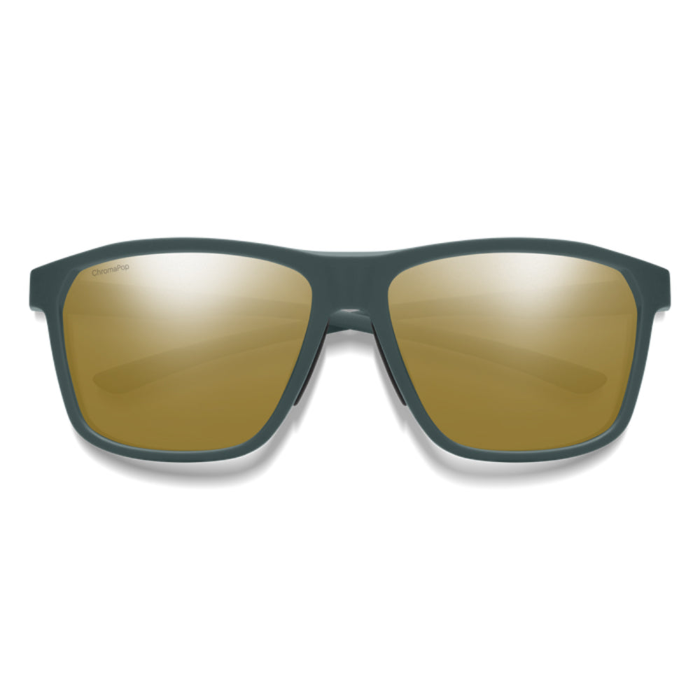 Smith Pinpoint Poalrized Sunglasses- Matte Spruce || ChromaPop Polarized Bronze Mirror