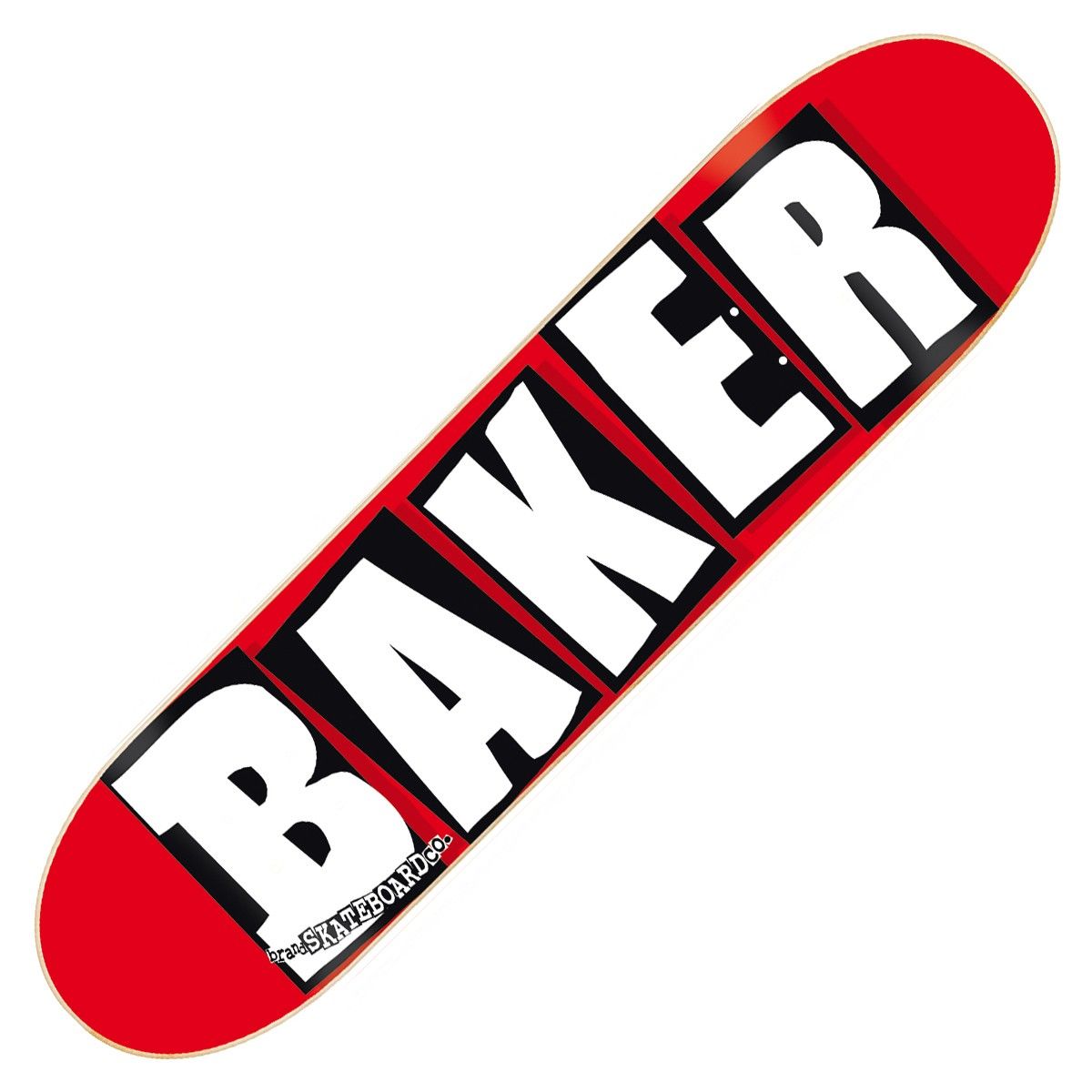 Baker Brand Logo Deck RED/WHT 8.25
