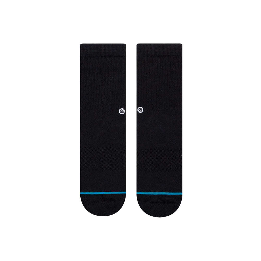Stance Kids Icon Crew Socks Black M