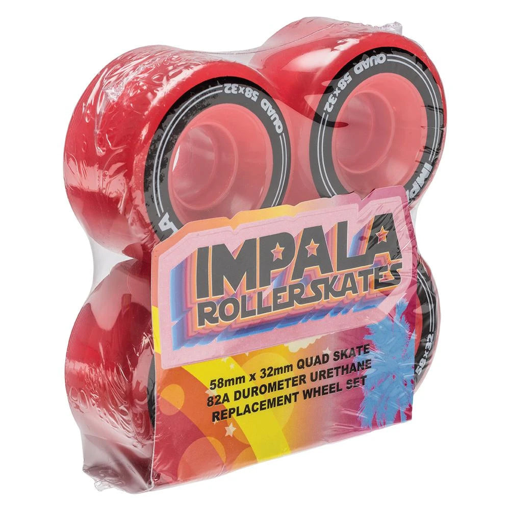 Impala Replacement RollerSkate Wheels 4pk