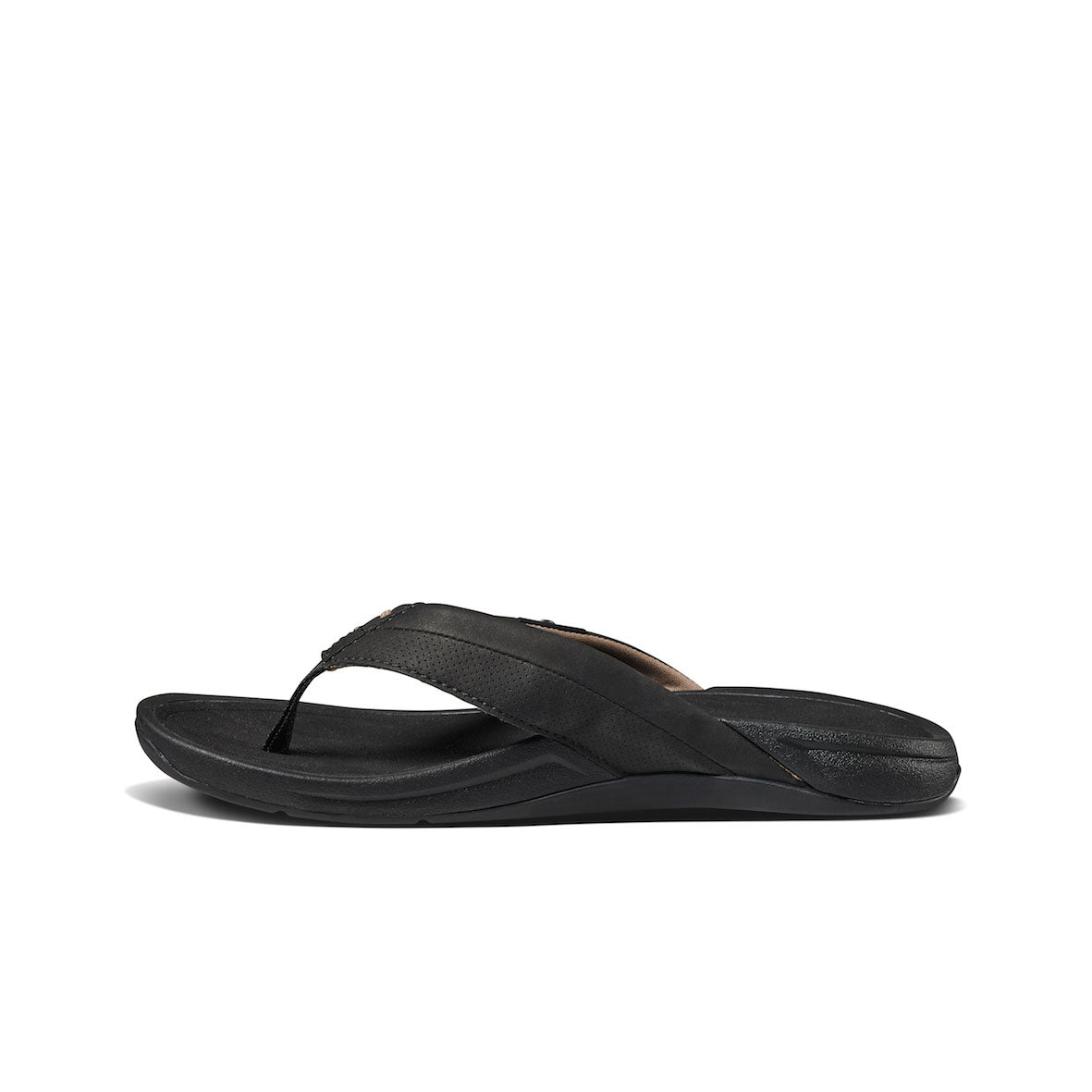 Reef Pacific Mens Sandal Black-Brown 9
