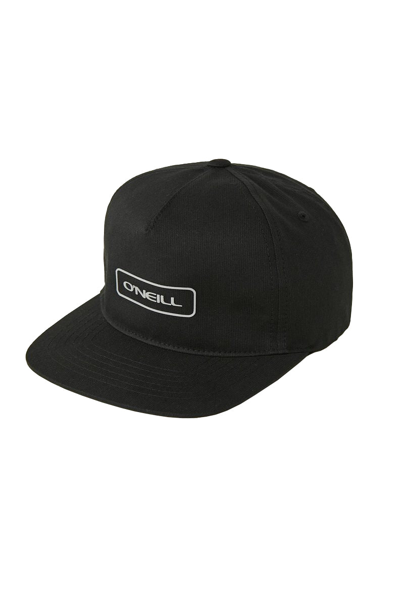 ONeill Hybrid Snapback Hat BLK OS