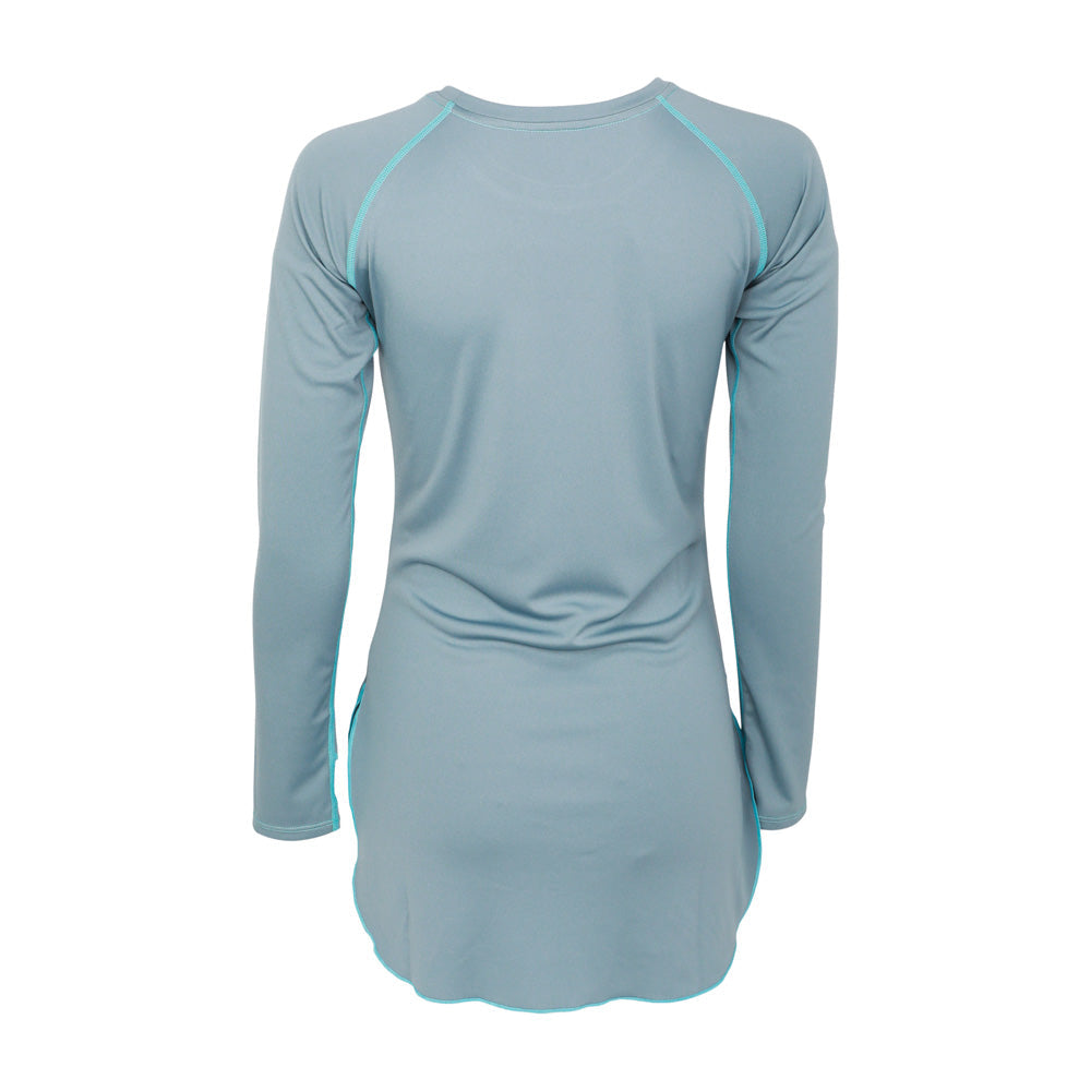 Avid Womens Inlet AVIDry 50+ UPF Long Sleeve LtSlate L