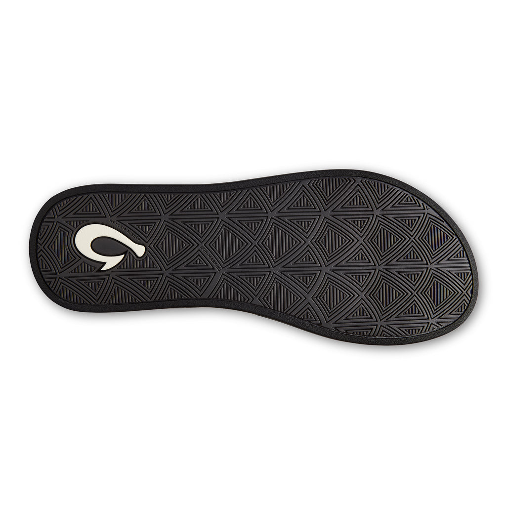 Olukai Puawe Womens Sandal 4R40-White-Black 6
