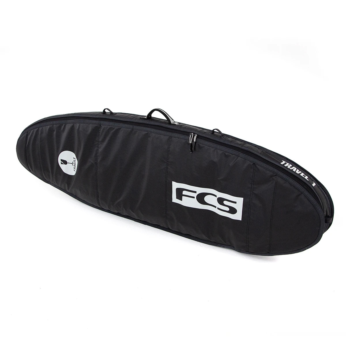 FCS Travel 1 Funboard Boardbag Black-Grey 5ft9in