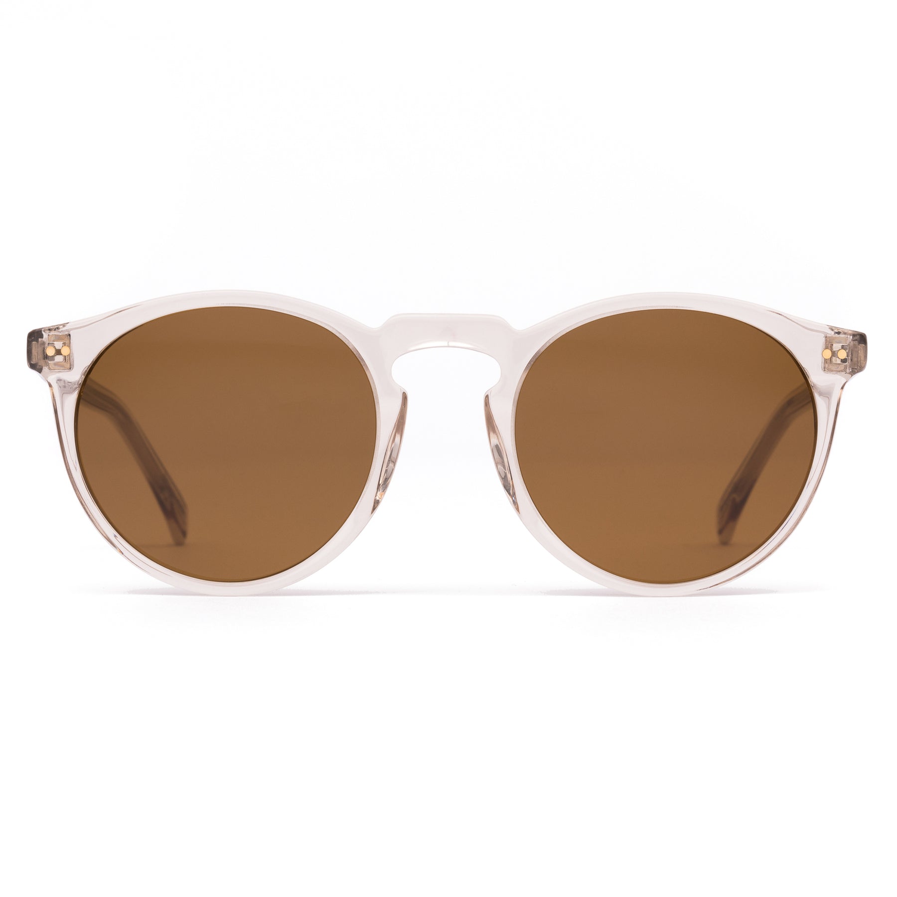 Otis Omar X Sunglasses EcoCrystalSand BrownPolar Round