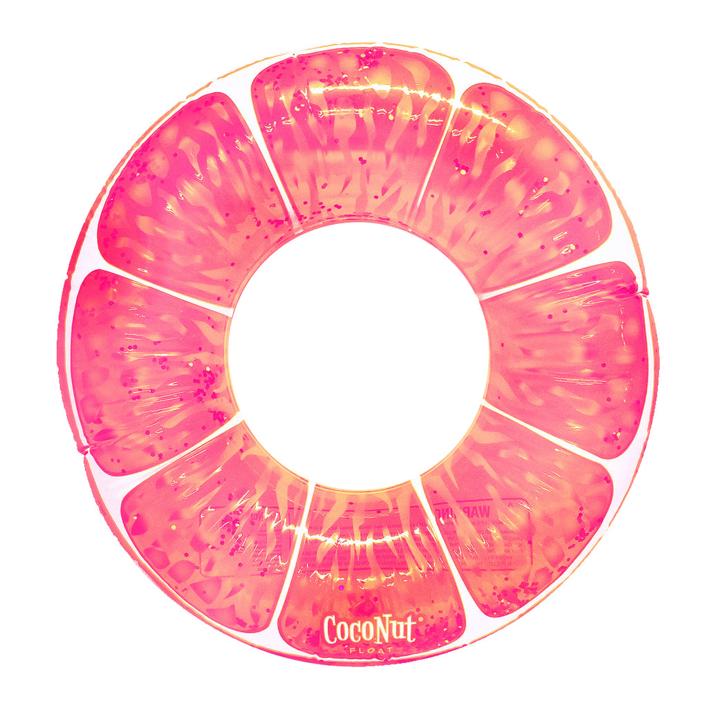 Coconut Float Glitter Pool Floats PinkGrapefruit