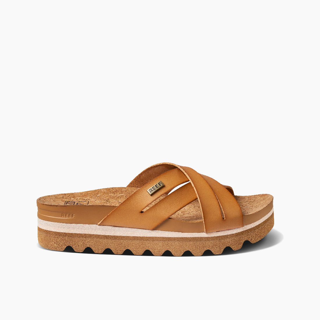 Reef Cushion Bloom Hi Womens Sandal Natural 9