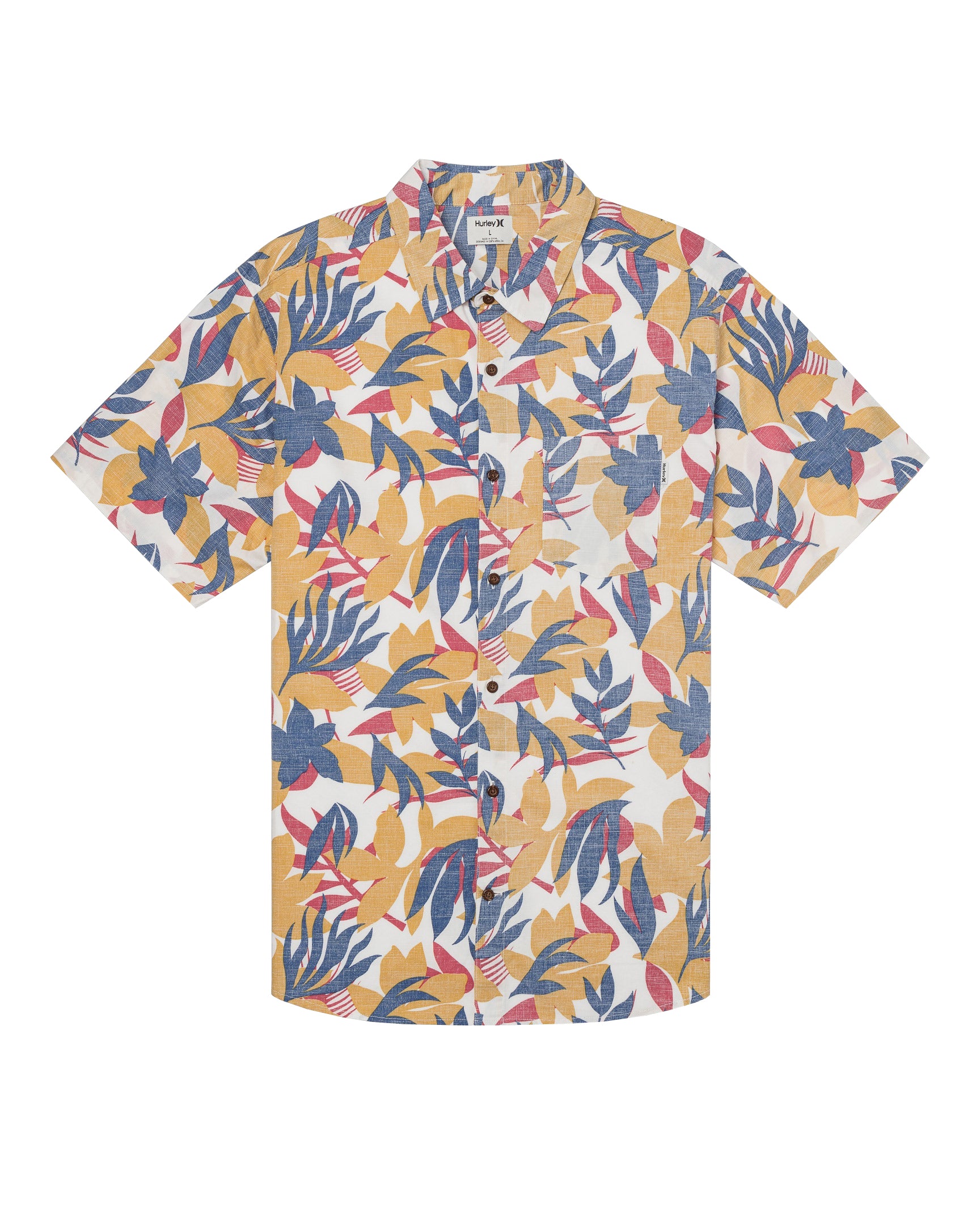 Hurley One and Only Lido Stretch SS WHT Combo L