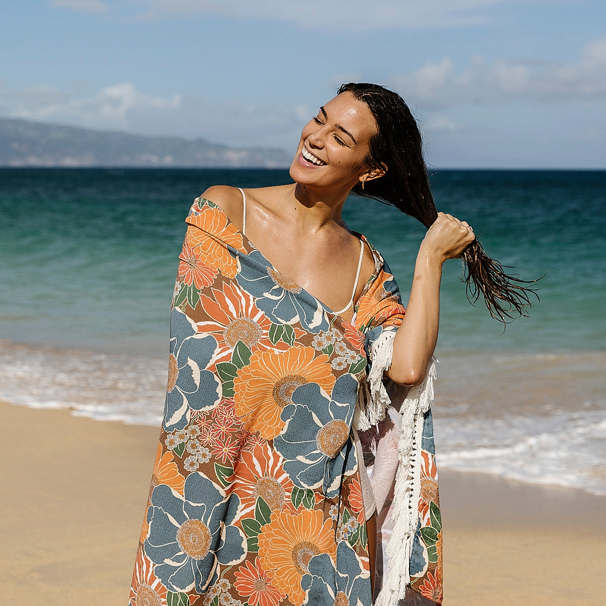 SlowTide Turkish Towel Keelee Multi 38x73