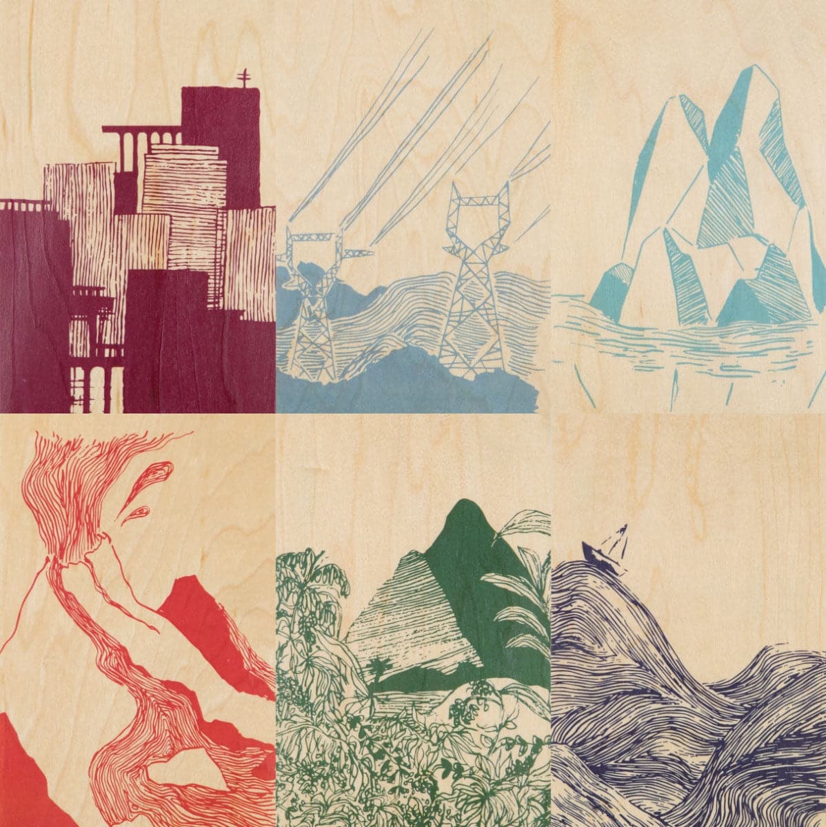 Woodhi Wood Postcard Skate Park Ride