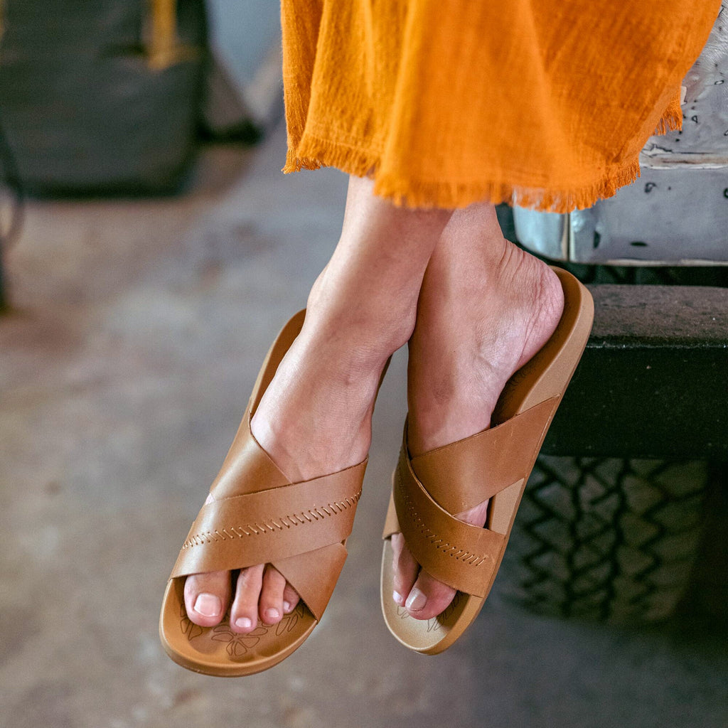 Olukai Kipe a Olu Womens Sandal FMFM-Sahara-Sahara 5