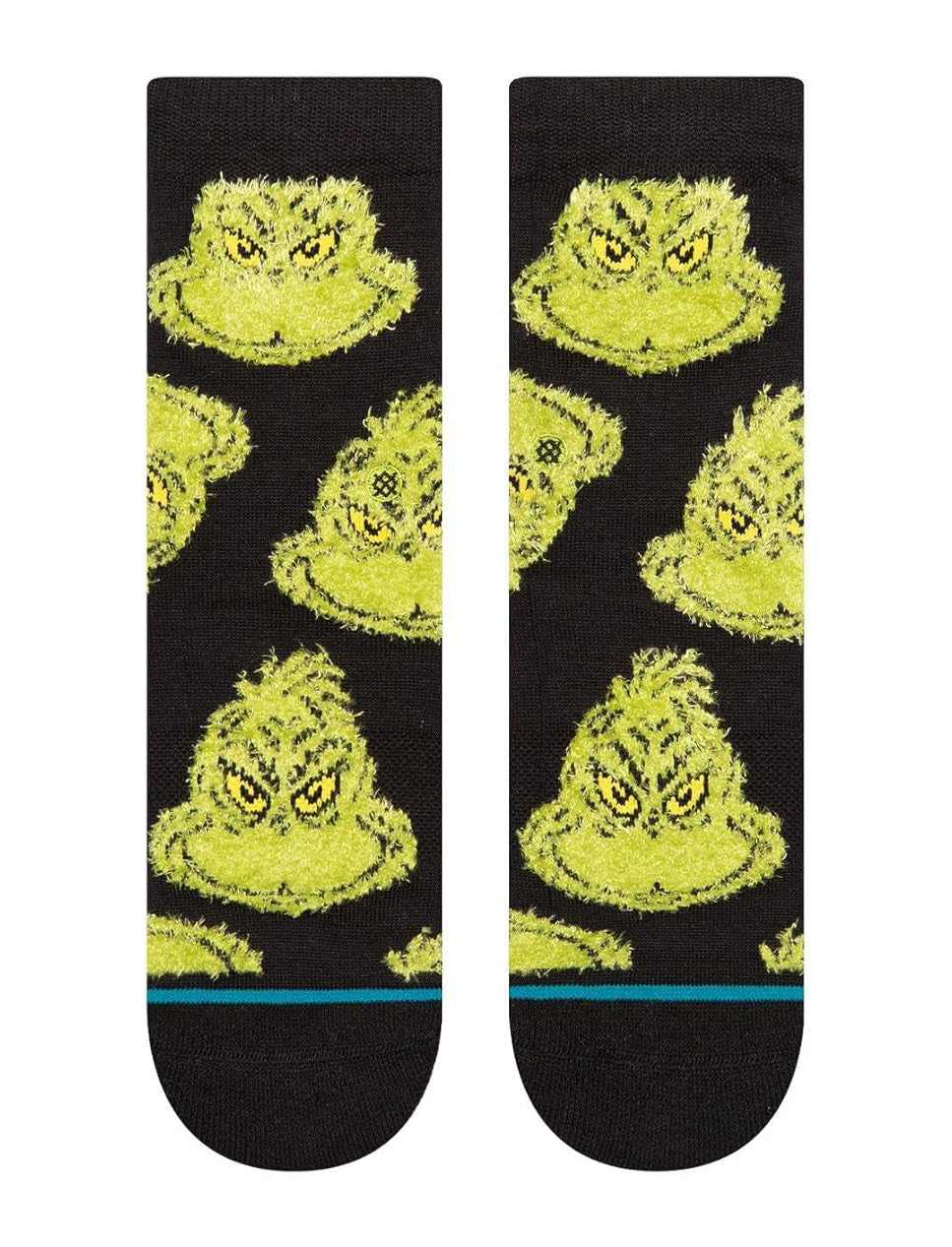 Stance Mean One Kids Crew Socks BLK L