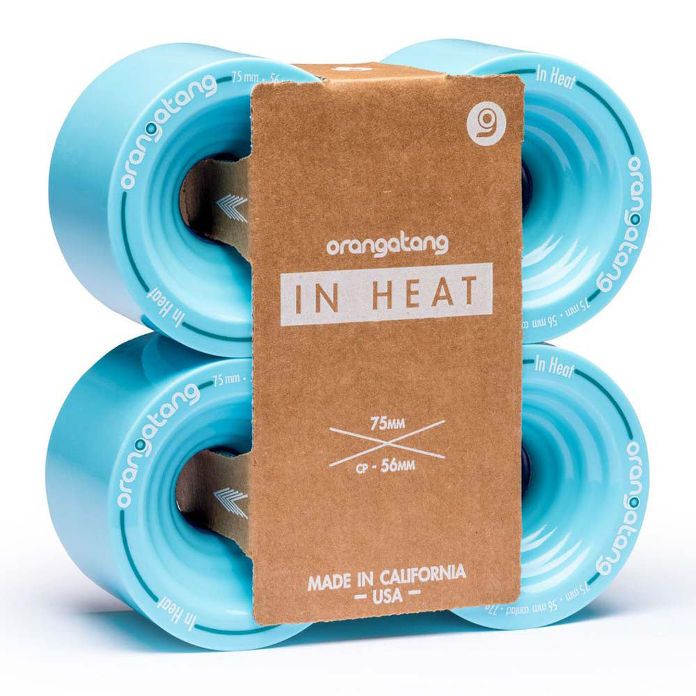Orangatang In Heat Blue 75mm 77a