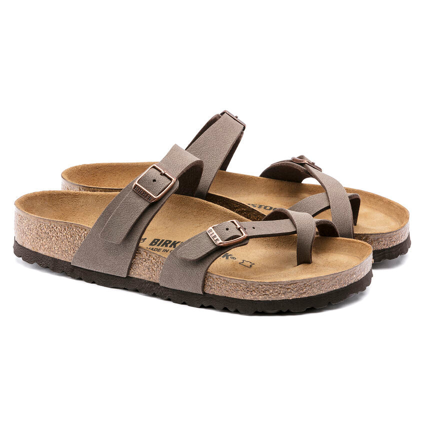 Birkenstock Mayari Womens Sandal Birkibuc-Mocha 7