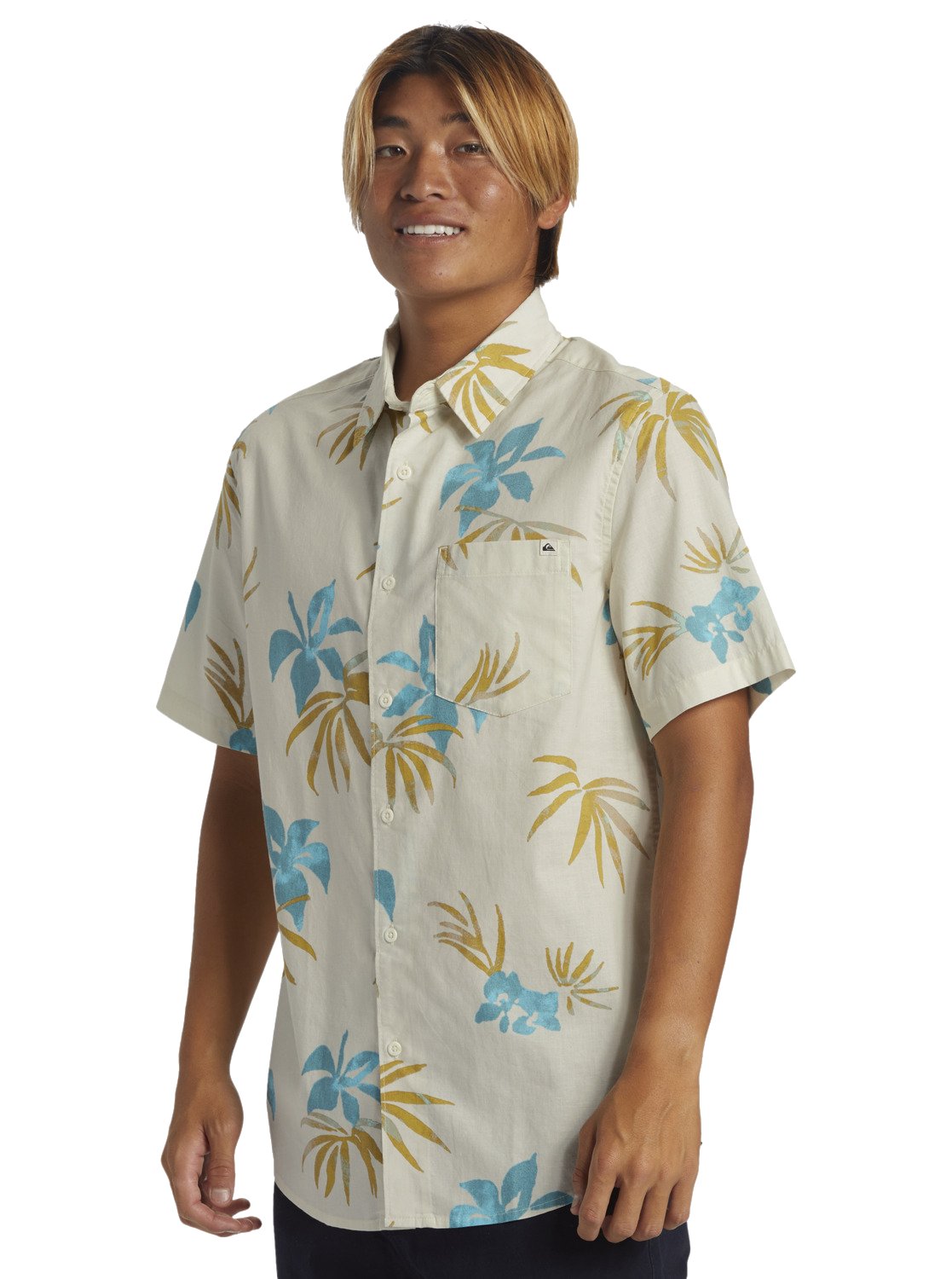 Quiksilver Apero Organic SS Woven WBK6 XL